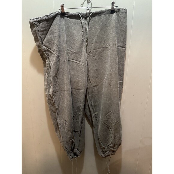 VTG Military Gas Protective Pants Mens Large Drawstring 60s Cold War Era Oversiz - Picture 1 of 7